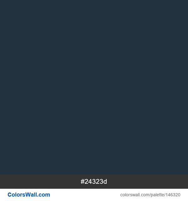 c2 colors palette #24323d - ColorsWall