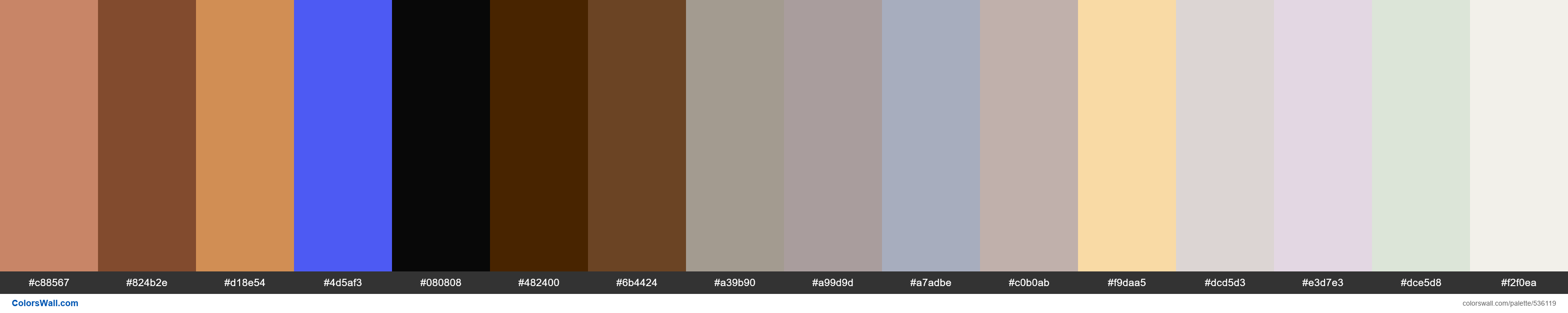 Cabana Melon, Pookie Bear, Honey Fungus, Aquarius Mood Indigo, Reversed Grey, Ibex Brown, Flattery, Pewter Tankard, Nobel, Lilac H - #536119