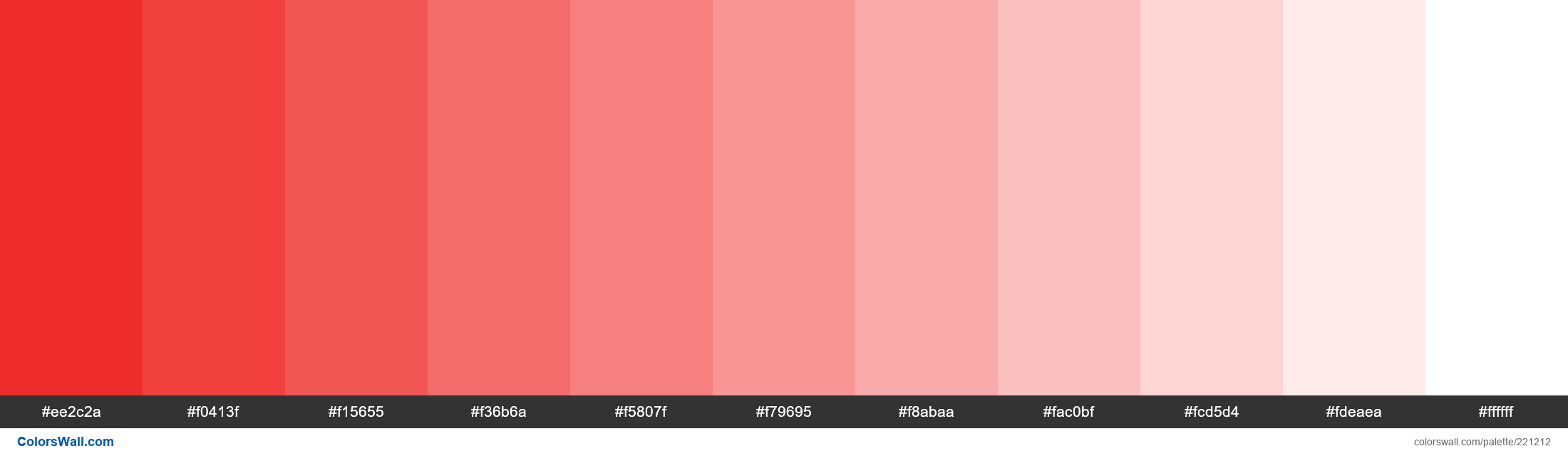 red light Color Palette