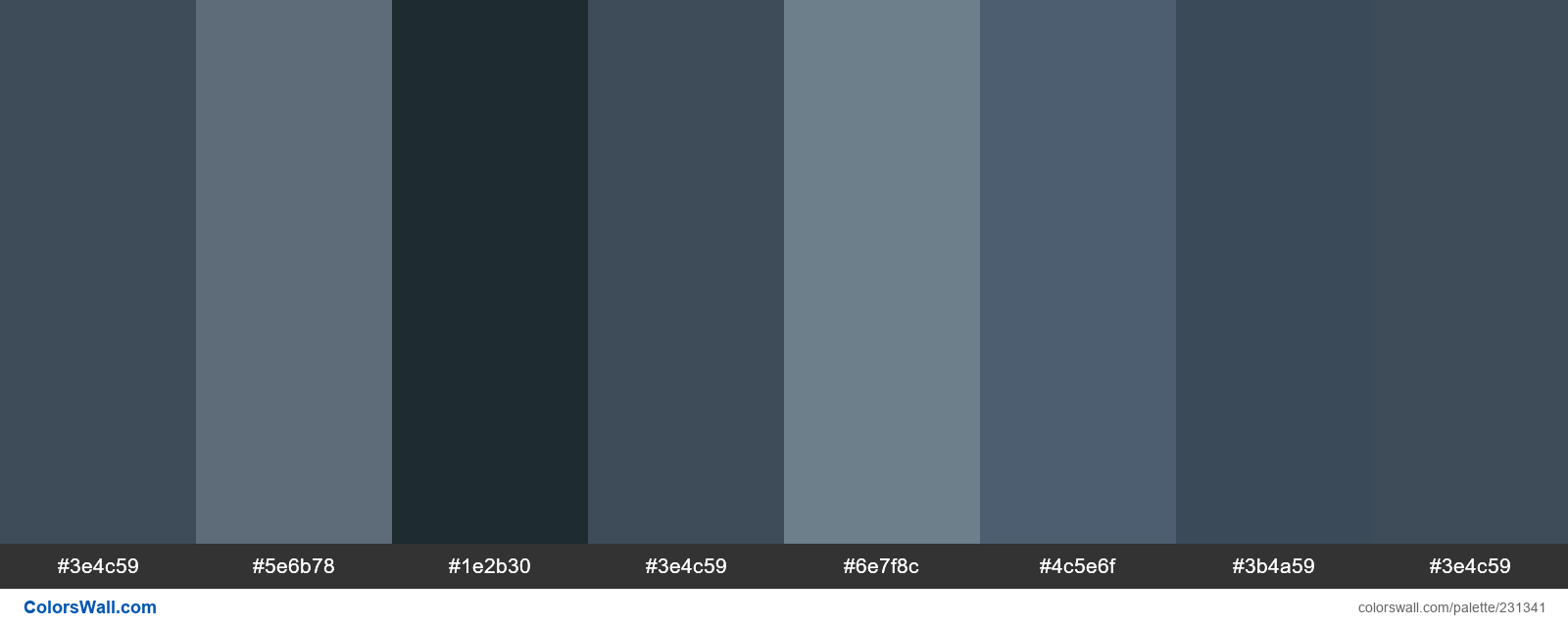 Canopy Shadows colors palette - ColorsWall