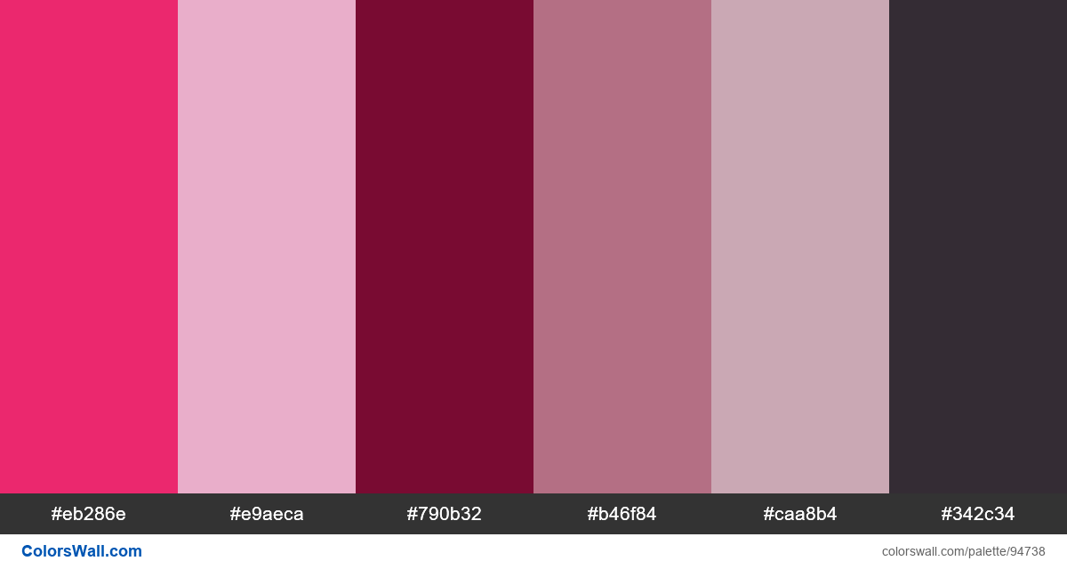 Canva design albografi logo palette | ColorsWall