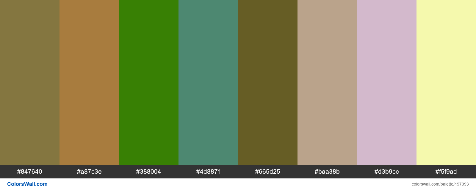 PNG image of Caper Green, Rich Sorrel, Green People, Think Leaf, High Forest Green, Sesame palette Caper Green, Rich Sorrel, Green People, Think Leaf, High Forest Green, Sesame palette - #497393