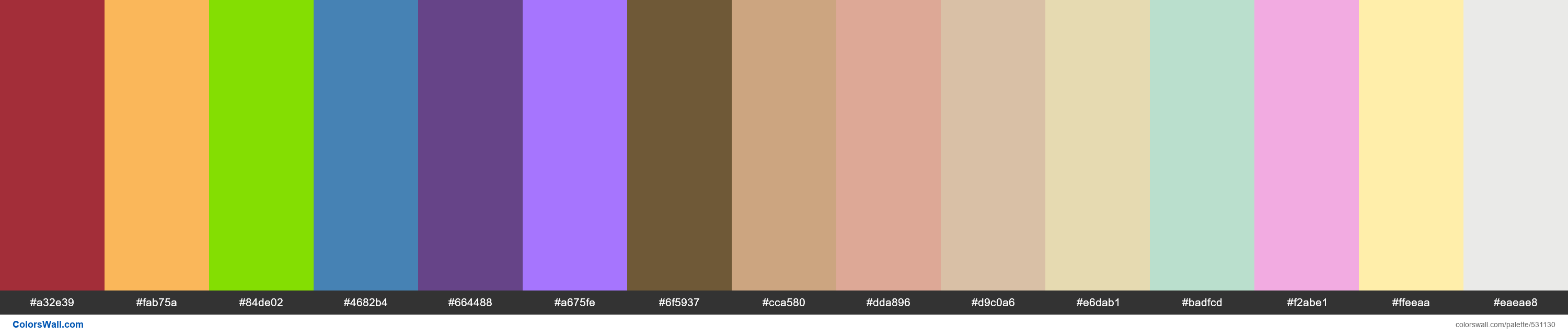 Cherry Kiss, Amber Yellow, Alien Armpit, Steel Blue, Lords of the Night, Purple Illusionist, Bali Batik, Porcini, Cedarville, Rivi - #531130