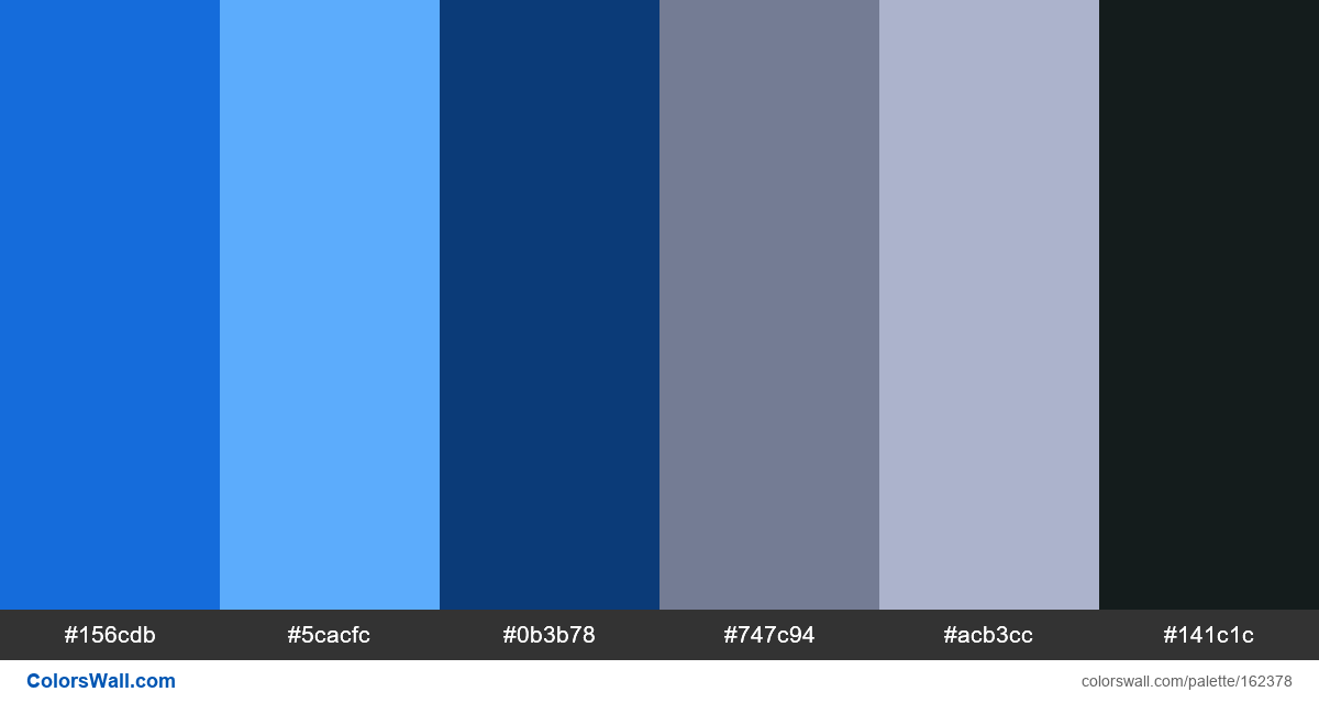 Clean blue inside xeon colors - #162378