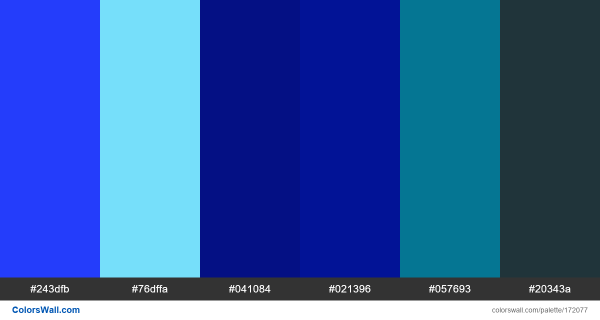 Clean simple web design colors palette | ColorsWall