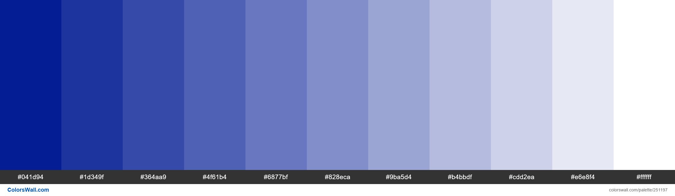 Cobalt Treasure colors palette - ColorsWall