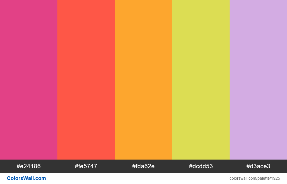 #colorswall palette #1120 - #1925
