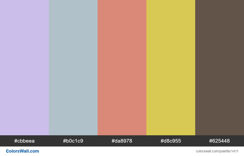 #colorswall palette #752 - #1411