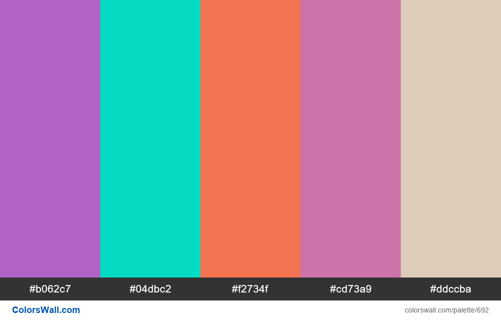 #colorswall random #226 colors palette - #692
