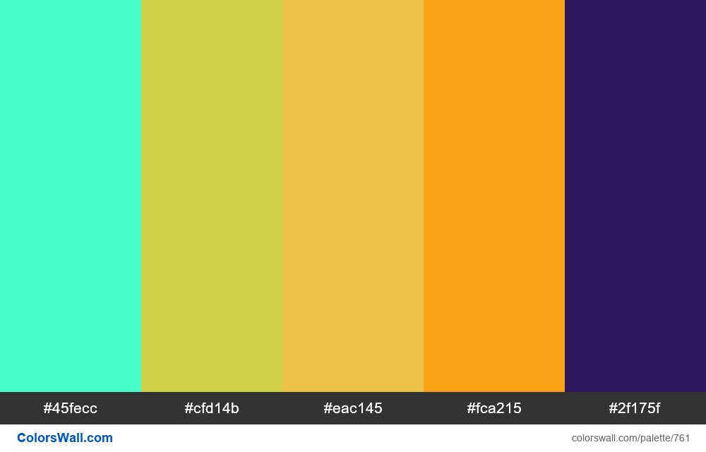 #colorswall random #294 colors palette - #761