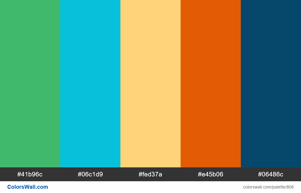 #colorswall random #340 colors palette - #808