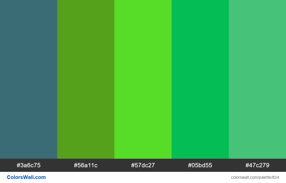 #colorswall random #352 colors palette - #824