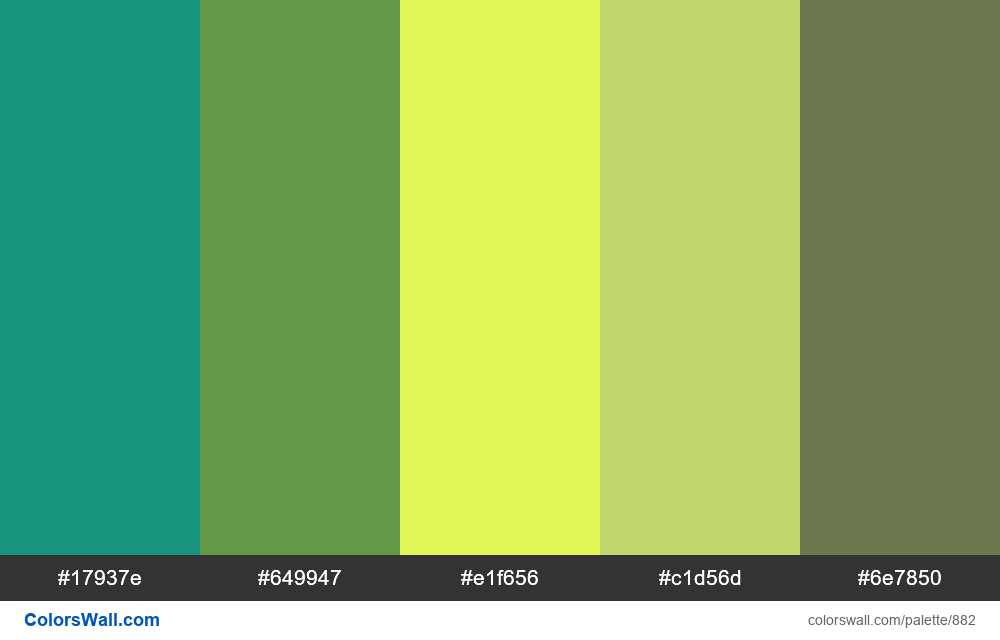 #colorswall random #408 colors palette - #882