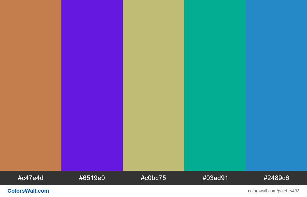 Colorswall Random 42 Colors Palette Colorswall 