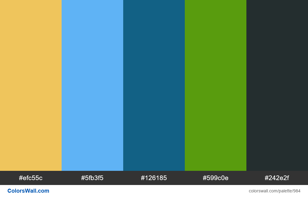 #colorswall random #480 colors palette - #984