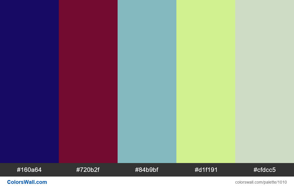 #colorswall random #504 colors palette - #1010