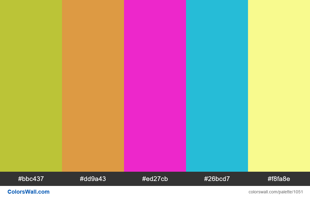 #colorswall random #534 colors palette - #1051