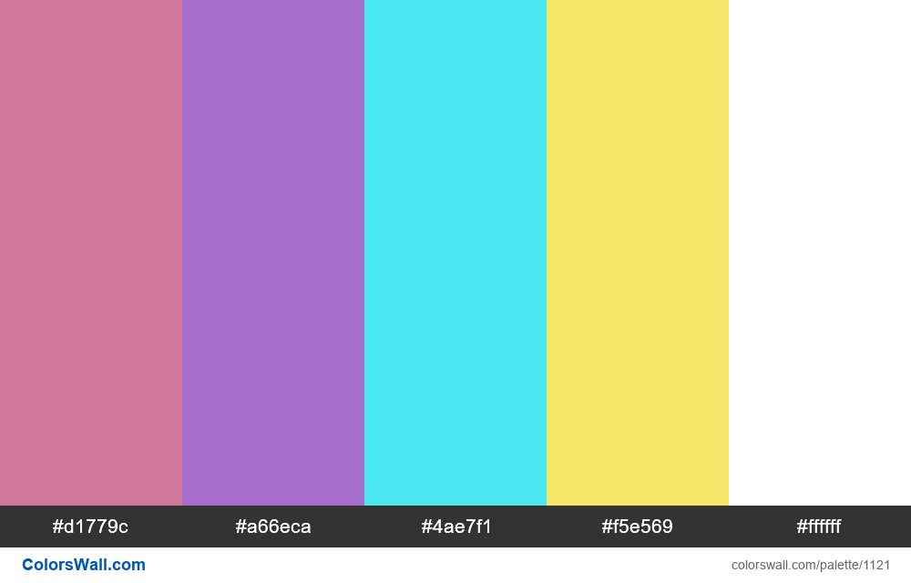 #colorswall random #601 colors palette - #1121