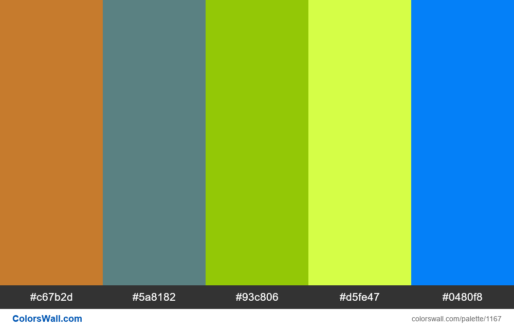 #colorswall random #645 colors palette - #1167