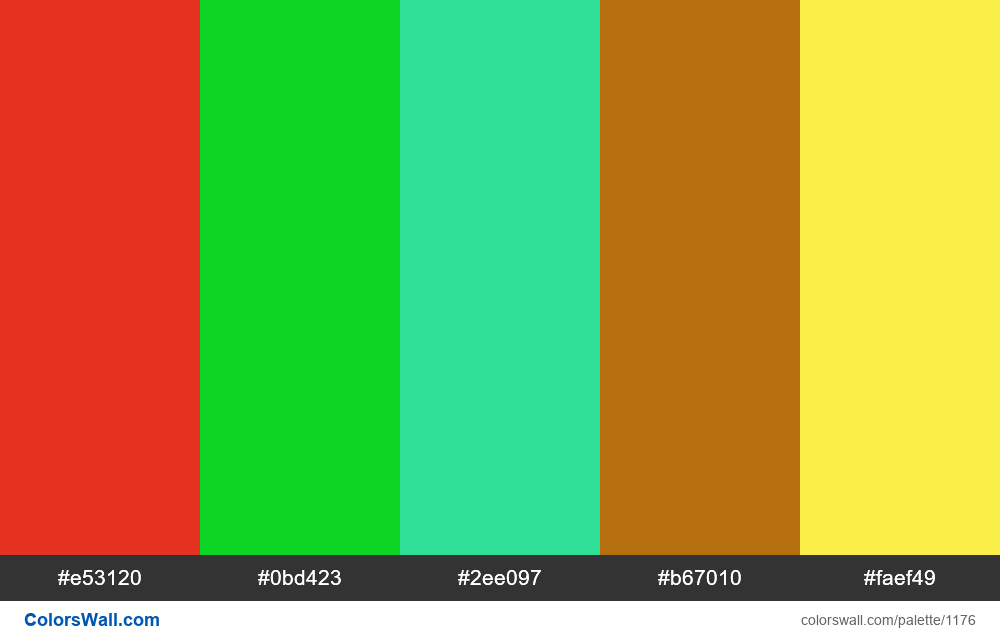 #colorswall random #654 colors palette - #1176