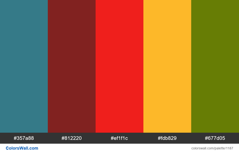 #colorswall random #662 colors palette - #1187