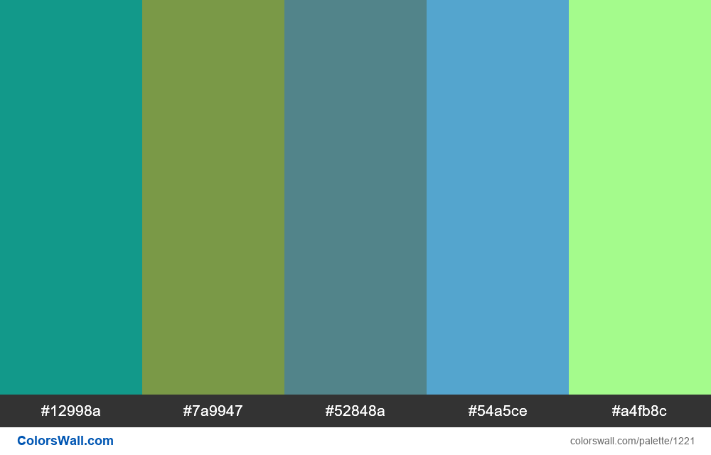#colorswall random #696 colors palette - #1221