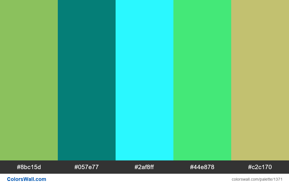 #colorswall random #728 colors palette - #1371