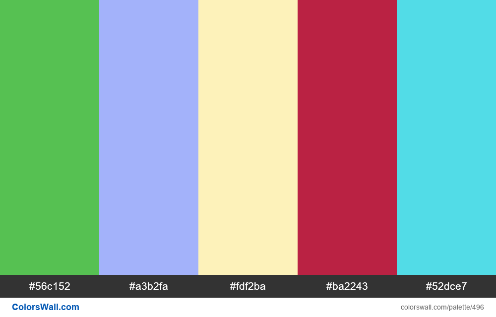 #colorswall random #78 colors palette - #496
