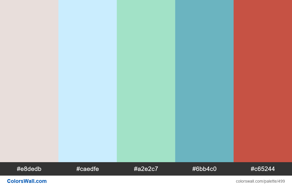 #colorswall random #81 colors palette - #499