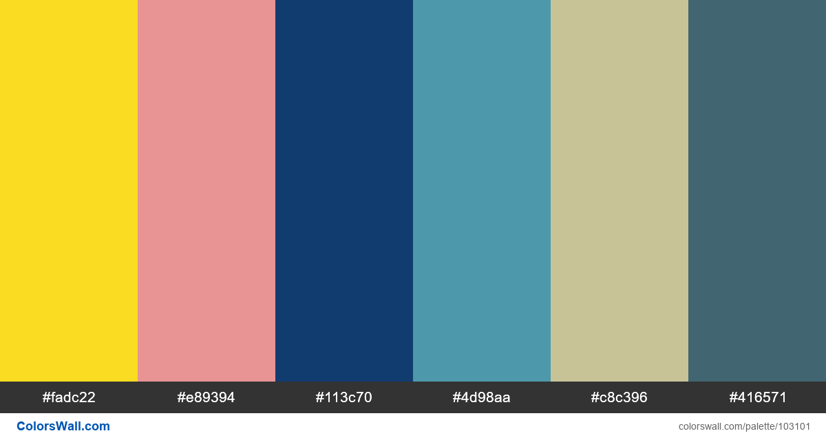 Concept design custom typography designs colors palette - ColorsWall