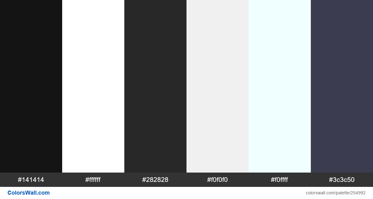 Creator schedule color dark mode palette | ColorsWall