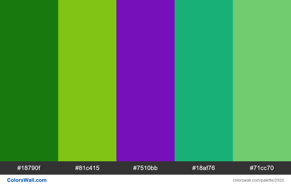 Daily colors palette #116 - #2920