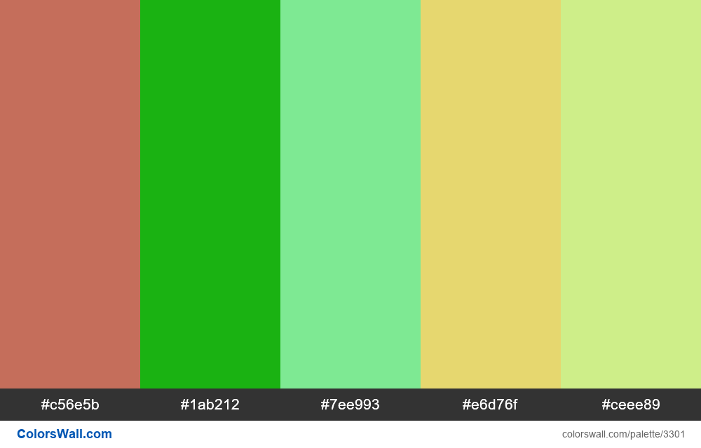 Daily colors palette #321 - #3301