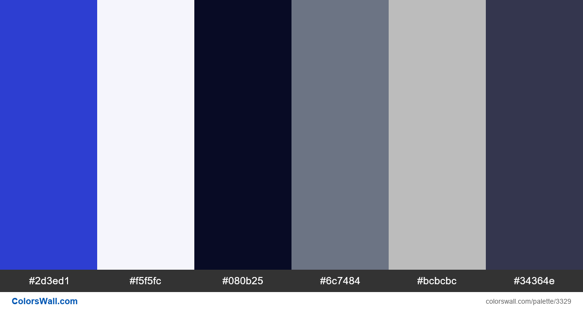 Daily colors palette 331 - #3329