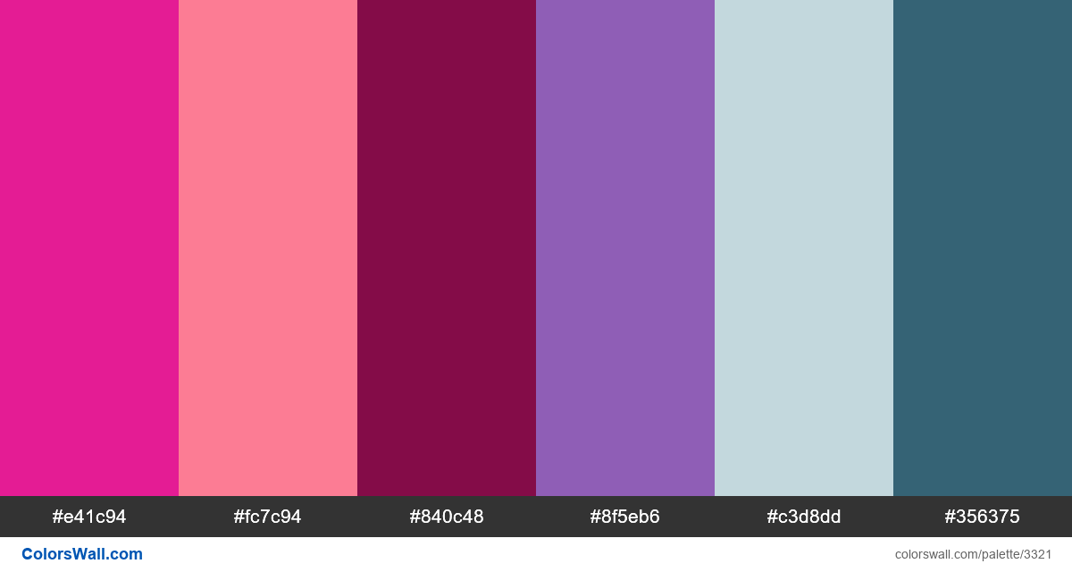 daily-colors-palette-333-e41c94-fc7c94-840c48-colorswall