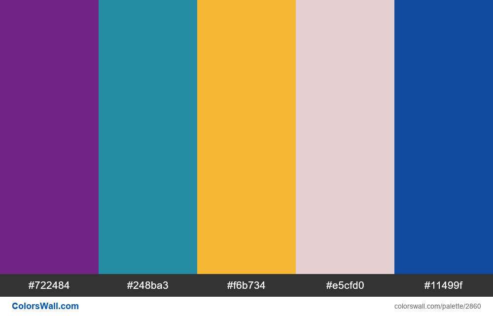 Daily colors palette #84 - #2860