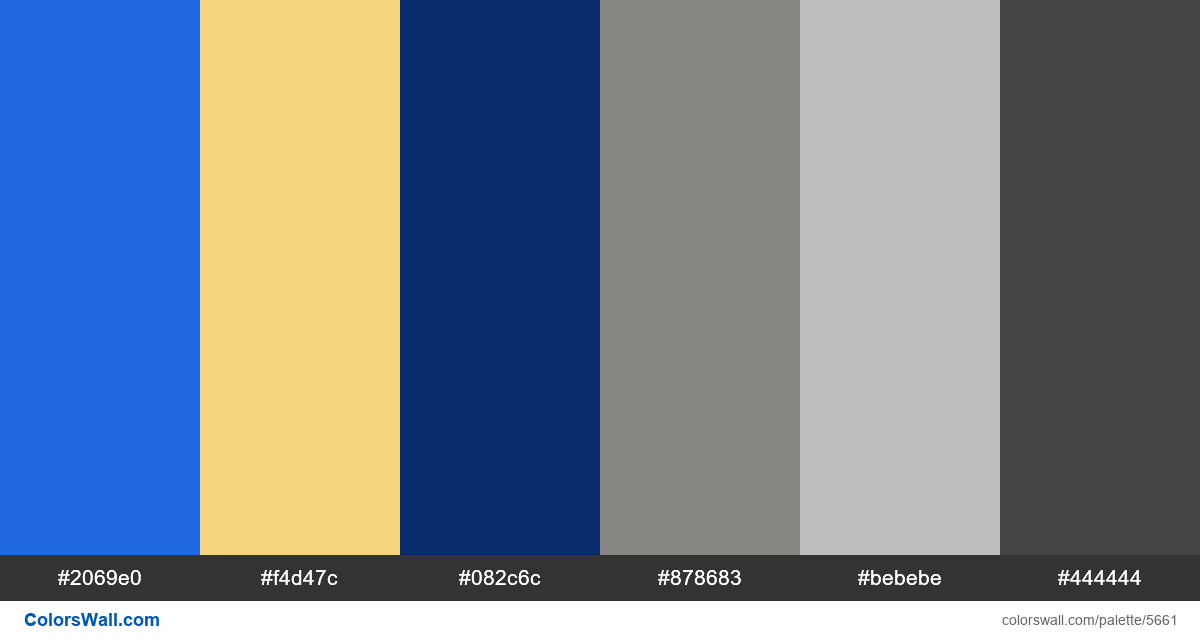 navy blue shades colors palette - ColorsWall