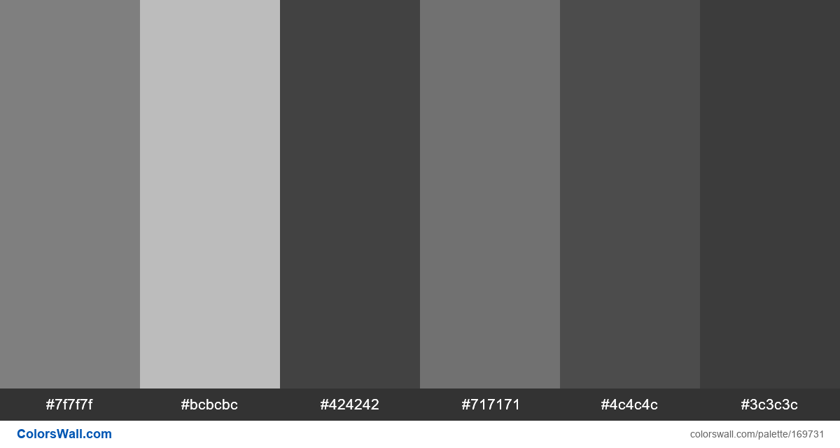 Darkmode color scheme app grayscale colours - ColorsWall