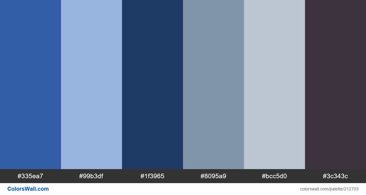 Data table app interface colors palette - ColorsWall
