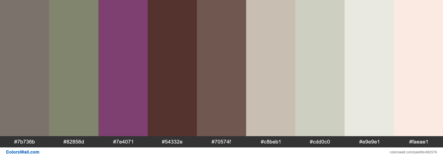 Deconstruction, Simpson Surprise, Bruise, Indian Fig, Piney Wood, Raw Cashew Nut, Glass Tile palette - #482576