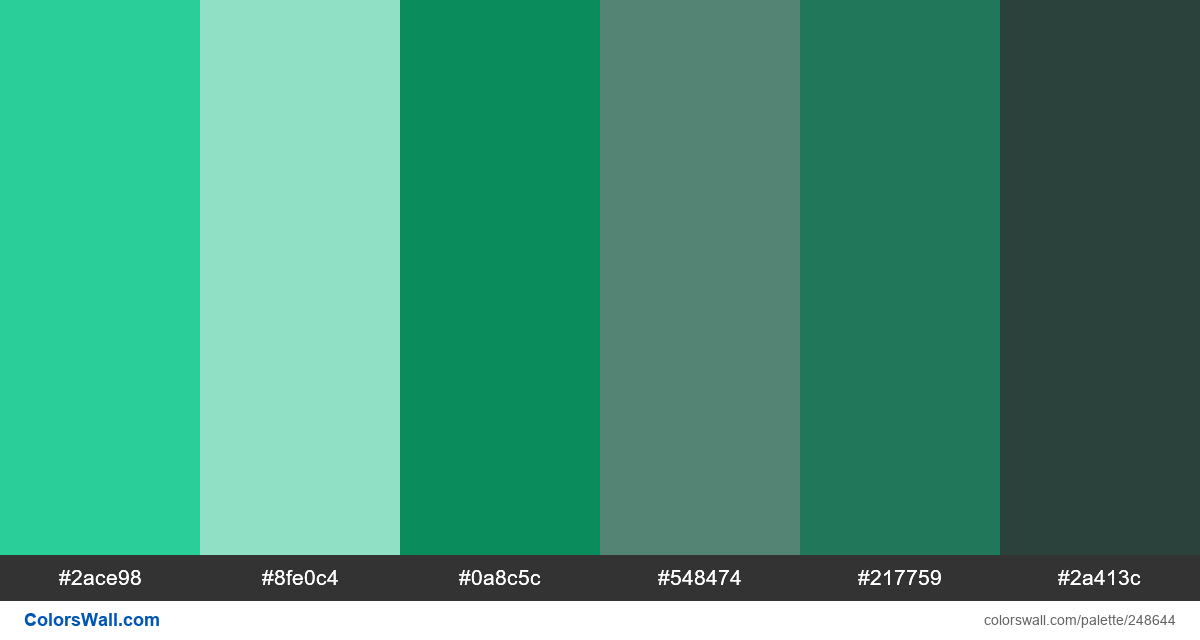 Design icon figma green colors palette | ColorsWall