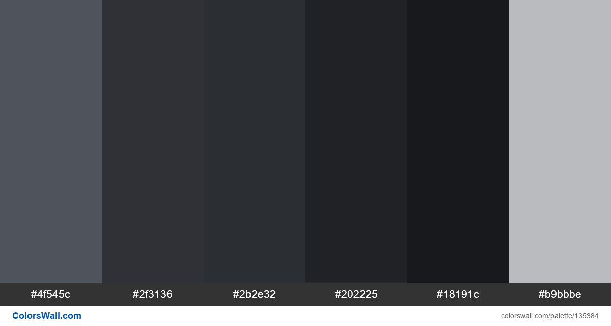 Discord v1 colors palette - ColorsWall