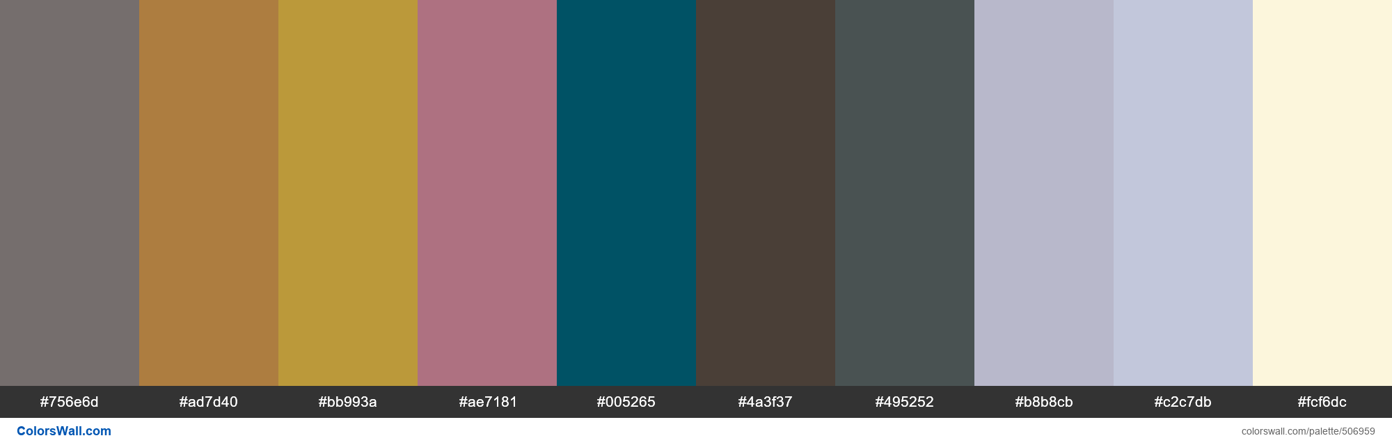 PNG image of Emu, Kaolin, Golden History, Shade of Mauve, Deep Lagoon, Brown Bear, Dark as Night, Winter Dusk palette Emu, Kaolin, Golden History, Shade of Mauve, Deep Lagoon, Brown Bear, Dark as Night, Winter Dusk palette - #506959