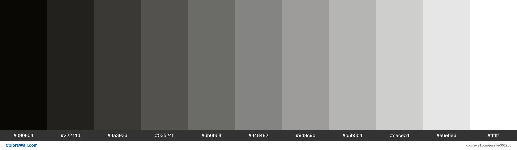 Extra Deep colors palette - ColorsWall