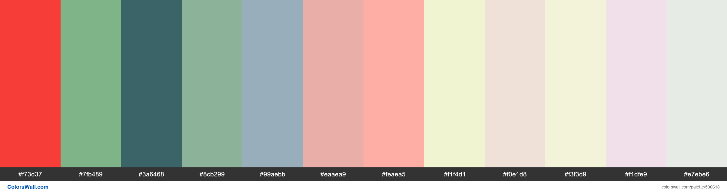 Flamboyant, Tree Fern, China Green Blue, Holly Fern, Foggy Blue, Sweet Tart, Apricot Blush, Sun Glare, Intimate White, Shyness pal - #506618