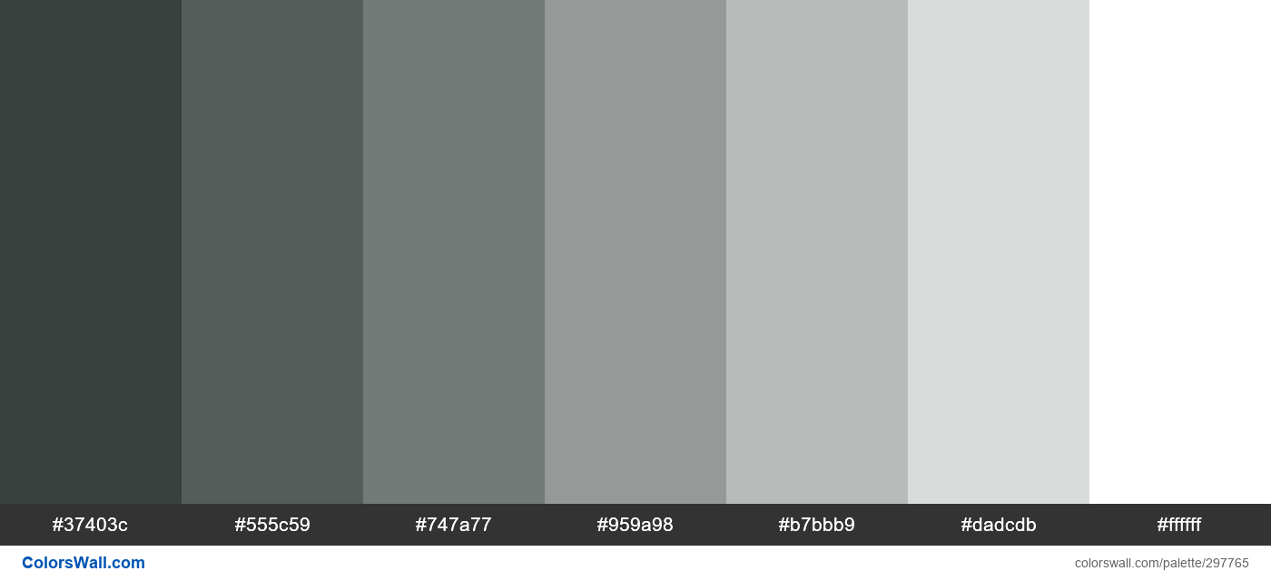 Godzilla Grey colors palette - ColorsWall