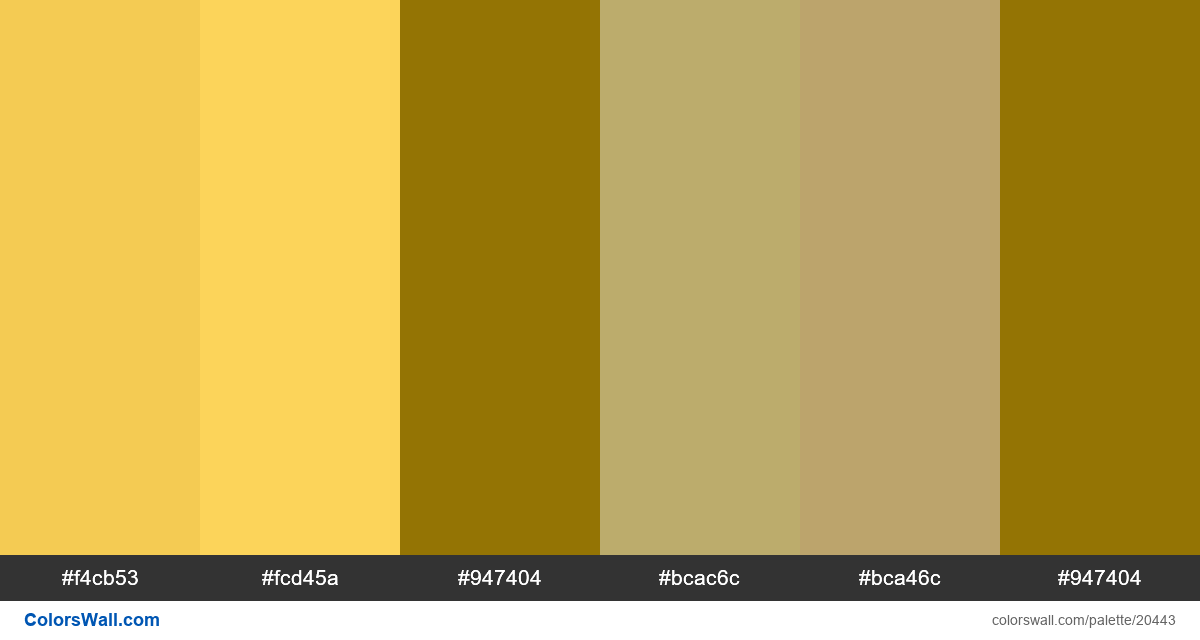 Graphic design gold logo corporate classy colors palette - ColorsWall