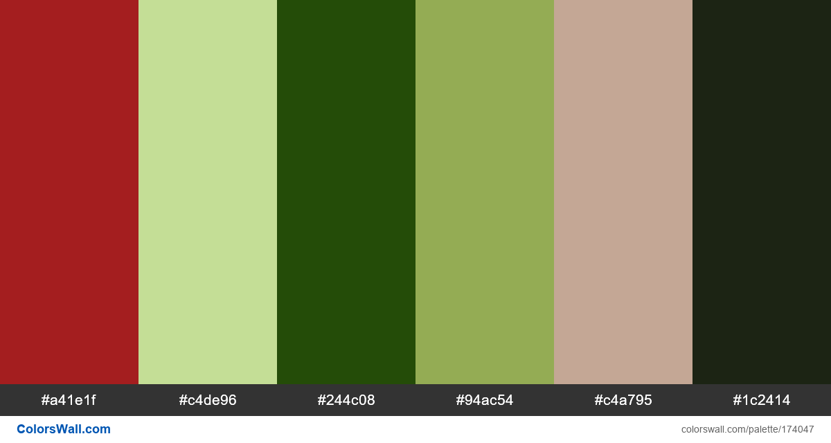 Green real estate social media poster palette | ColorsWall