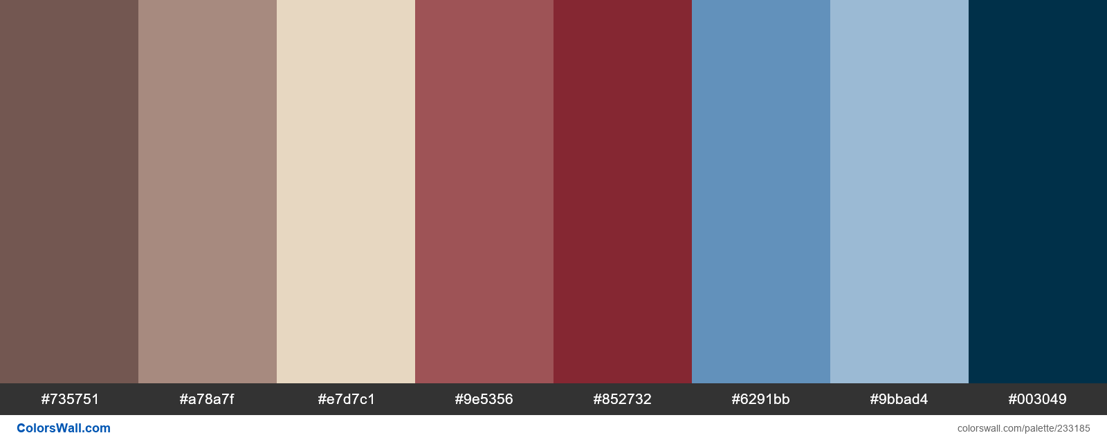 Heidelbeere colors palette - ColorsWall