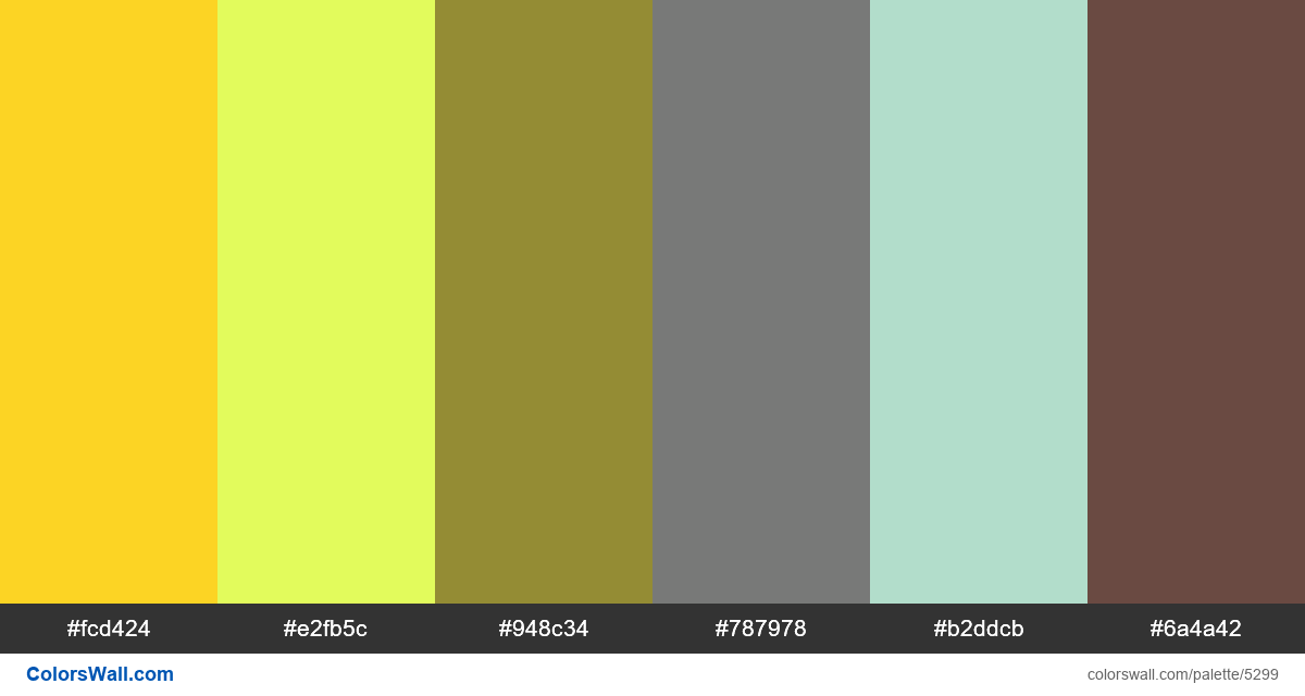 Hero section branding typography colors palette - #5299